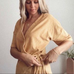 The Lullaby Club Terry Leelee Lounge Set in Caramel, S/M